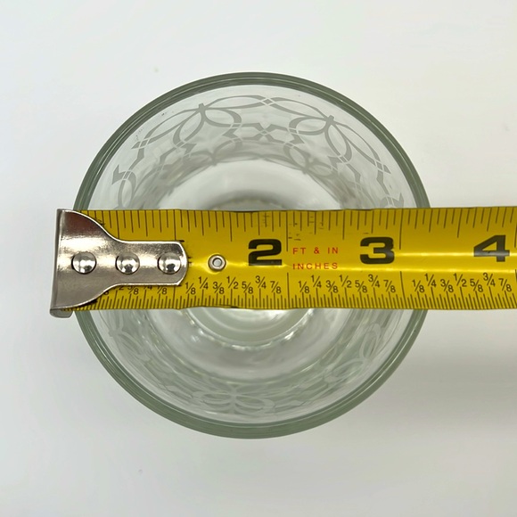 Vintage Celtic Pattern Embossed Whiskey / Cocktail Drinking Glasses (Set of 2) - Picture 8 of 8